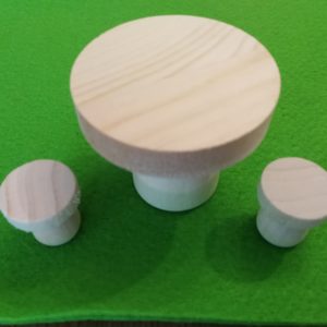 Miniatur Set, Tisch und 2 Hocker