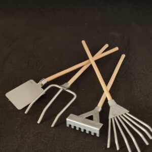 Gartenwerkzeug 4er Set, für Mini-Zwergli