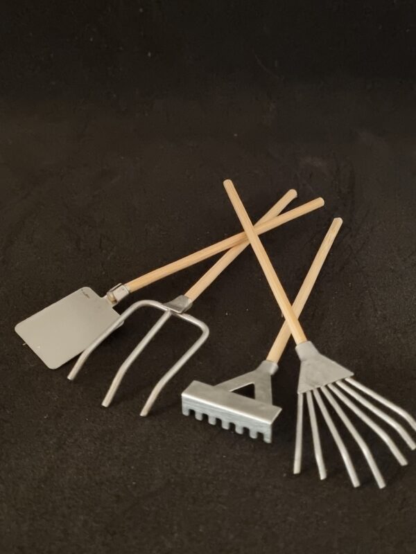 Gartenwerkzeug 4er Set, für Mini-Zwergli